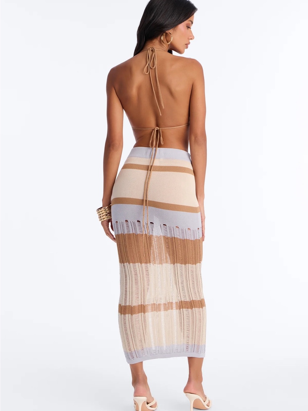 Fashion Nova Desert Siren Halter Skirt Set - Picture 3 of 3